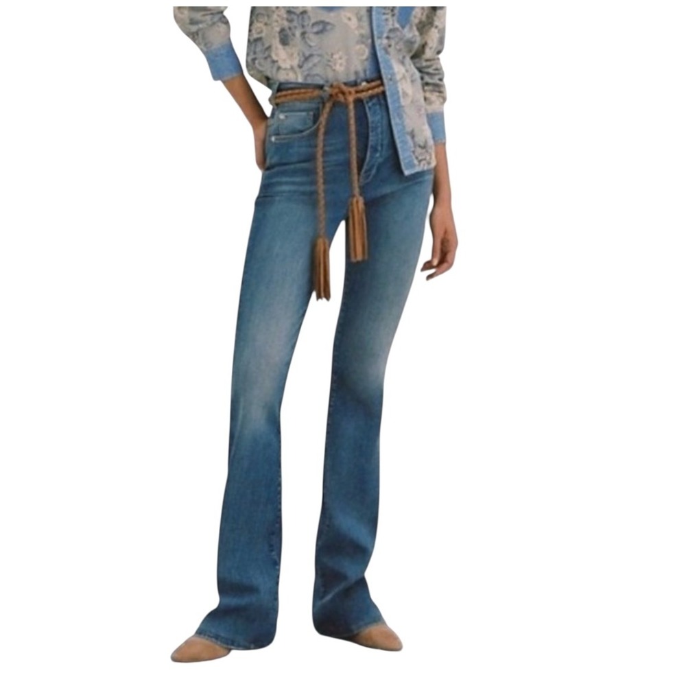 PILCRO Anthropologie NWT The Icon Flare Jeans Womens Size 25 Medium Wash